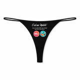 String Femme Billard - sous-Vêtement Coton Idée Cadeau Humour Saint Valentin Anniversaire