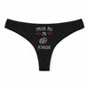 Culotte Tanga Personnalisé Femme J_Peux Pas Petanque Kopia Jpeux Pas - sous-Vêtement Coton Idée Cadeau Humour Saint Valentin Anniversaire