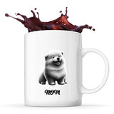 Mug personnalisable Prénom Samoyède