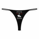 String Femme Horse Jpeux Pas - sous-Vêtement Coton Idée Cadeau Humour Saint Valentin Anniversaire