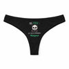 Culotte Tanga Personnalisé Femme Margaux Pas Touche - sous-Vêtement Coton Idée Cadeau Humour Saint Valentin Anniversaire