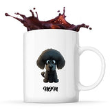 Mug personnalisable Prénom Caniche