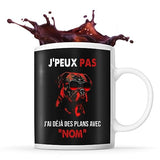 Mug personnalisable Prénom boxer