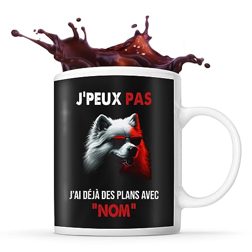 Mug personnalisable Prénom Samoyède