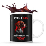 Mug personnalisable Prénom Epagneul Breton