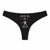 Culotte Tanga Personnalisé Femme Javelot Homme Kopia Jpeux Pas - sous-Vêtement Coton Idée Cadeau Humour Saint Valentin Anniversaire