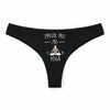 Culotte Tanga Personnalisé Femme J_Peux Pas Yoga Kopia Jpeux Pas - sous-Vêtement Coton Idée Cadeau Humour Saint Valentin Anniversaire
