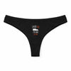 Culotte Tanga Personnalisé Femme J_me Barre en Van Jpeux Pas - sous-Vêtement Coton Idée Cadeau Humour Saint Valentin Anniversaire