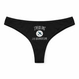 Culotte Tanga Personnalisé Femme Aeromodelisme Kopia Jpeux Pas - sous-Vêtement Coton Idée Cadeau Humour Saint Valentin Anniversaire