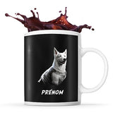 Mug personnalisable Prénom berger blanc suisse