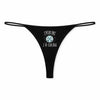String Femme Curling Jpeux Pas - sous-Vêtement Coton Idée Cadeau Humour Saint Valentin Anniversaire