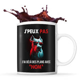 Mug personnalisable Prénom Dogue Argentin