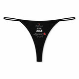 String Femme Juge Damour - sous-Vêtement Coton Idée Cadeau Humour Saint Valentin Anniversaire
