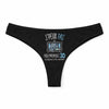 Culotte Tanga Personnalisé Femme Imprimante 3D Kopia Jpeux Pas - sous-Vêtement Coton Idée Cadeau Humour Saint Valentin Anniversaire