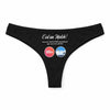 Culotte Tanga Personnalisé Femme Lauto-Stop - sous-Vêtement Coton Idée Cadeau Humour Saint Valentin Anniversaire
