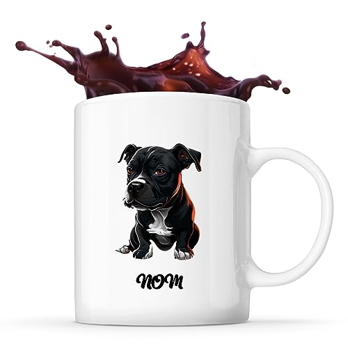 Mug personnalisable Prénom Staffordshire Bull Terrier