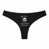 Culotte Tanga Personnalisé Femme Frederique Pas Touche - sous-Vêtement Coton Idée Cadeau Humour Saint Valentin Anniversaire