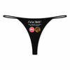 String Femme Bitcoin - sous-Vêtement Coton Idée Cadeau Humour Saint Valentin Anniversaire