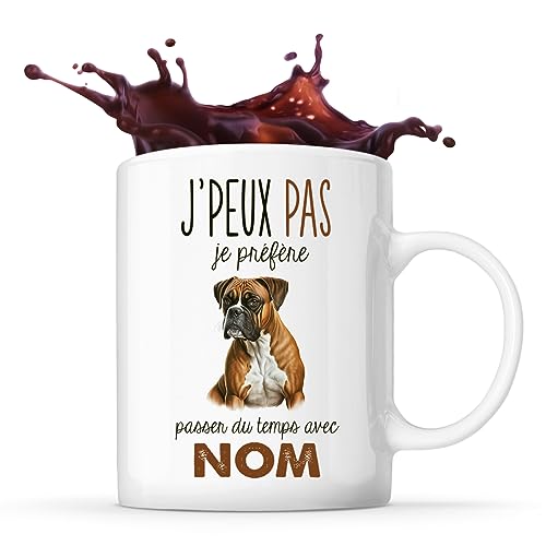 Mug personnalisable Prénom boxer