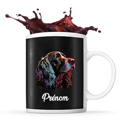 Mug personnalisable Prénom Cocker Spaniel Anglais