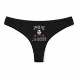 Culotte Tanga Personnalisé Femme Stock Femme S - Panda Crossfit Kopia Jpeux Pas - sous-Vêtement Coton Idée Cadeau Humour Saint Valentin Anniversaire