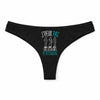 Culotte Tanga Personnalisé Femme Figurines Kopia Jpeux Pas - sous-Vêtement Coton Idée Cadeau Humour Saint Valentin Anniversaire