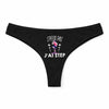 Culotte Tanga Personnalisé Femme Step Kopia Jpeux Pas - sous-Vêtement Coton Idée Cadeau Humour Saint Valentin Anniversaire