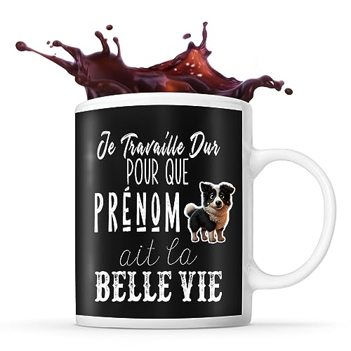 Copie de Mug personnalisable Prénom berger de beauce