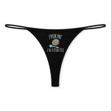 String Femme Flechettes Jpeux Pas - sous-Vêtement Coton Idée Cadeau Humour Saint Valentin Anniversaire