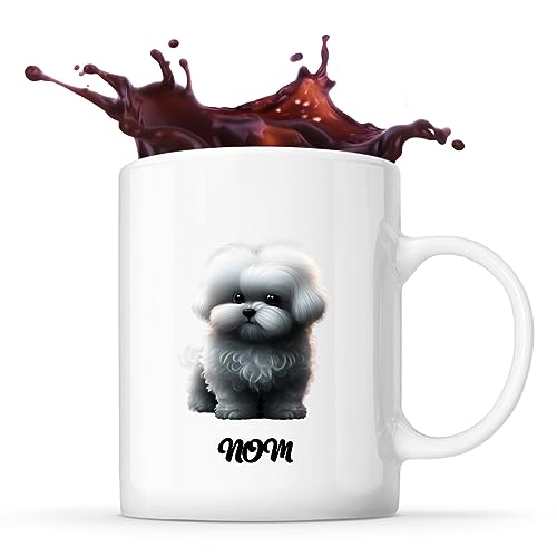 Mug personnalisable Prénom bichon maltais