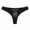 Culotte Tanga Personnalisé Femme Jpeux Pas Escrime Kopia Jpeux Pas - sous-Vêtement Coton Idée Cadeau Humour Saint Valentin Anniversaire