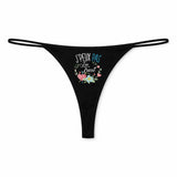String Femme Tricot Jpeux Pas - sous-Vêtement Coton Idée Cadeau Humour Saint Valentin Anniversaire