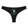 Culotte Tanga Personnalisé Femme Mila Pas Touche - sous-Vêtement Coton Idée Cadeau Humour Saint Valentin Anniversaire