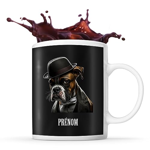 Mug personnalisable Prénom boxer