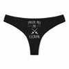 Culotte Tanga Personnalisé Femme Jpeux Pas Escrime 2 Kopia Jpeux Pas - sous-Vêtement Coton Idée Cadeau Humour Saint Valentin Anniversaire