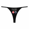 String Femme Batterie - sous-Vêtement Coton Idée Cadeau Humour Saint Valentin Anniversaire