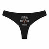 Culotte Tanga Personnalisé Femme Aviation Pilote Kopia Jpeux Pas - sous-Vêtement Coton Idée Cadeau Humour Saint Valentin Anniversaire