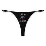 String Femme Jpeux Pas Athletisme Jpeux Pas - sous-Vêtement Coton Idée Cadeau Humour Saint Valentin Anniversaire
