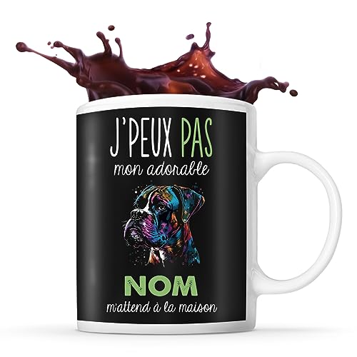 Mug personnalisable Prénom boxer