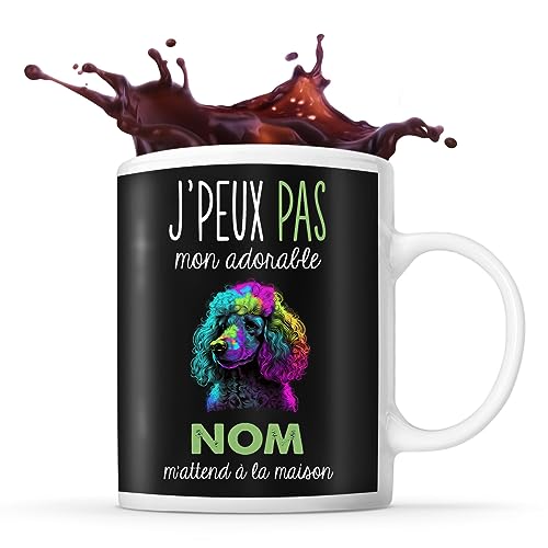 Mug personnalisable Prénom Caniche