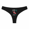 Culotte Tanga Personnalisé Femme AVS Kopia Jpeux Pas - sous-Vêtement Coton Idée Cadeau Humour Saint Valentin Anniversaire