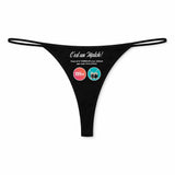 String Femme Tambour - sous-Vêtement Coton Idée Cadeau Humour Saint Valentin Anniversaire