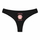 Culotte Tanga Personnalisé Femme Jpeux Pas Yoga Kopia Jpeux Pas - sous-Vêtement Coton Idée Cadeau Humour Saint Valentin Anniversaire