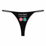 String Femme Synthe - sous-Vêtement Coton Idée Cadeau Humour Saint Valentin Anniversaire