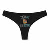 Culotte Tanga Personnalisé Femme Lecture Kopia Jpeux Pas - sous-Vêtement Coton Idée Cadeau Humour Saint Valentin Anniversaire