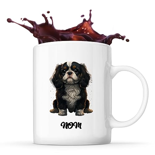 Mug personnalisable Prénom Cavalier king charles