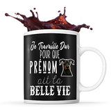 Mug personnalisable Prénom Dobermann