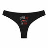 Culotte Tanga Personnalisé Femme Coinche Kopia Jpeux Pas - sous-Vêtement Coton Idée Cadeau Humour Saint Valentin Anniversaire