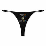 String Femme Peinture Peindre Jpeux Pas - sous-Vêtement Coton Idée Cadeau Humour Saint Valentin Anniversaire