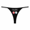 String Femme Solitude - sous-Vêtement Coton Idée Cadeau Humour Saint Valentin Anniversaire